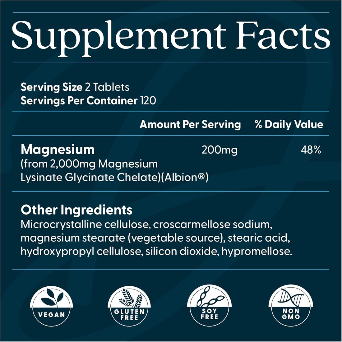 Doctor's Best High Absorption Magnesium Glycinate Lysinate Supplement for Sleep Support - Chelated Magnesium Tablets for Women & Men, 200mg per Serving, Supports Calm & Relaxation, Vegan - 240 Count