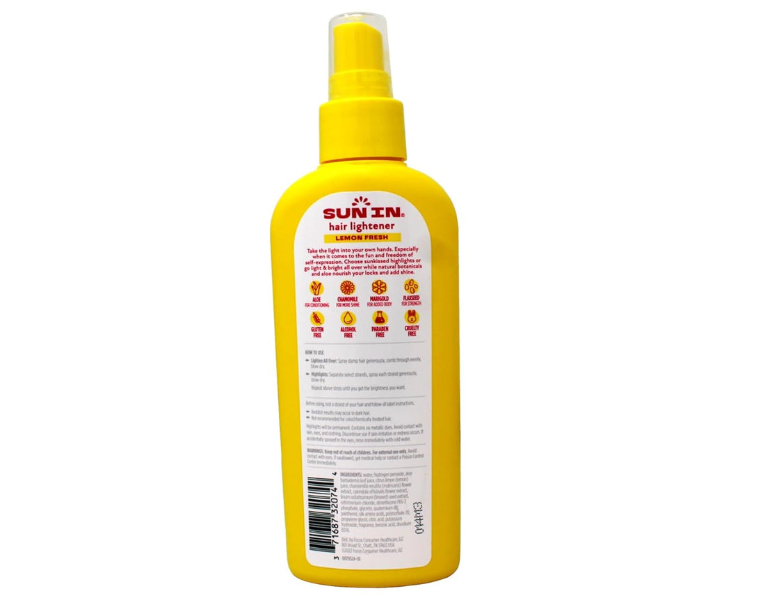 Sun-In Hair Lightener Spray Lemon Fresh 4.7 OZ