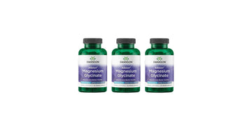 Swanson Chelated Magnesium 133 Milligrams 90 Capsules (3 Pack)