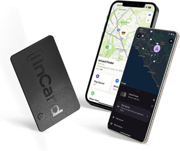 [2025 New, Designed in California] Wallet Tracker, Up to 5-Year Battery Life, Certifed by Apple Find My & Google's Find Hub (Find My Device), Item Locator, Card Holder Tracker, Bags, Android Tracker Black